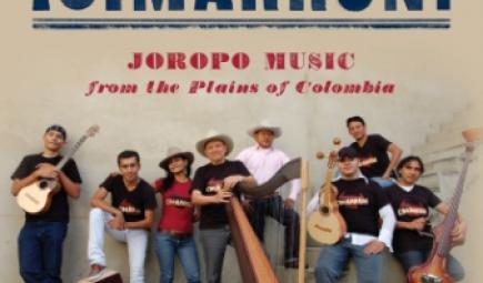 Album cover with Colombian musicians