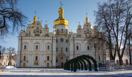 Комплекс Печерської лаври, Київ, 2024 р. Зображення надано Національним музеєм історії України у Другій світовій війні