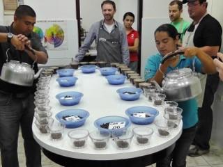 Coffee Cupping Training Honduras. Photo Credit Bob Rice