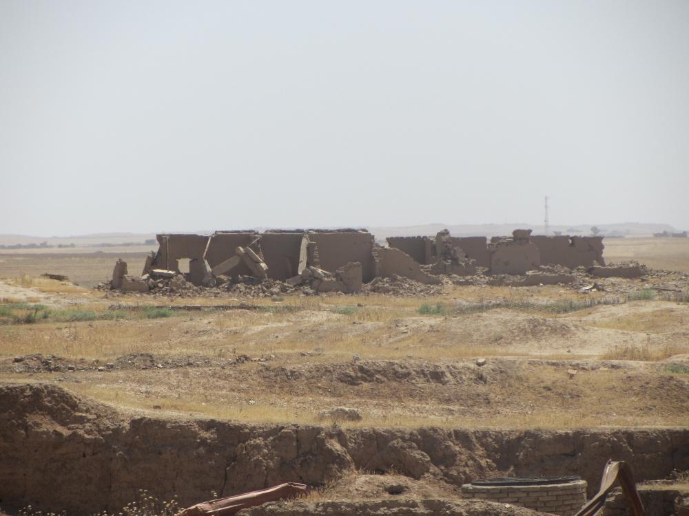 ISIS-damaged ruins at Nimrud