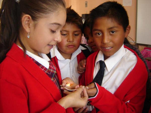 Students learn about electric circuits.