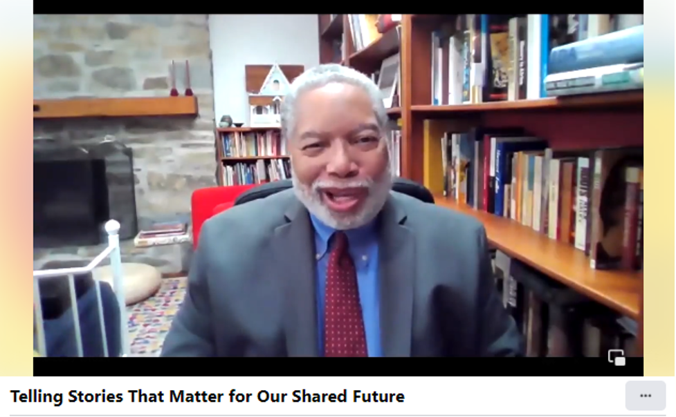 Secretary Lonnie Bunch speaks to attendees.