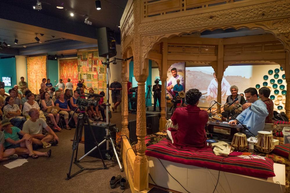 On weekends, the exhibition hosts Afghan music, poetry, and discussions